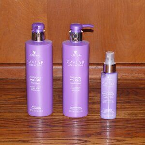 ALTERNA CAVIAR ANTI-AGING MULTIPLYING VOLUME LARGE KIT + BOND REPAIR NEW
